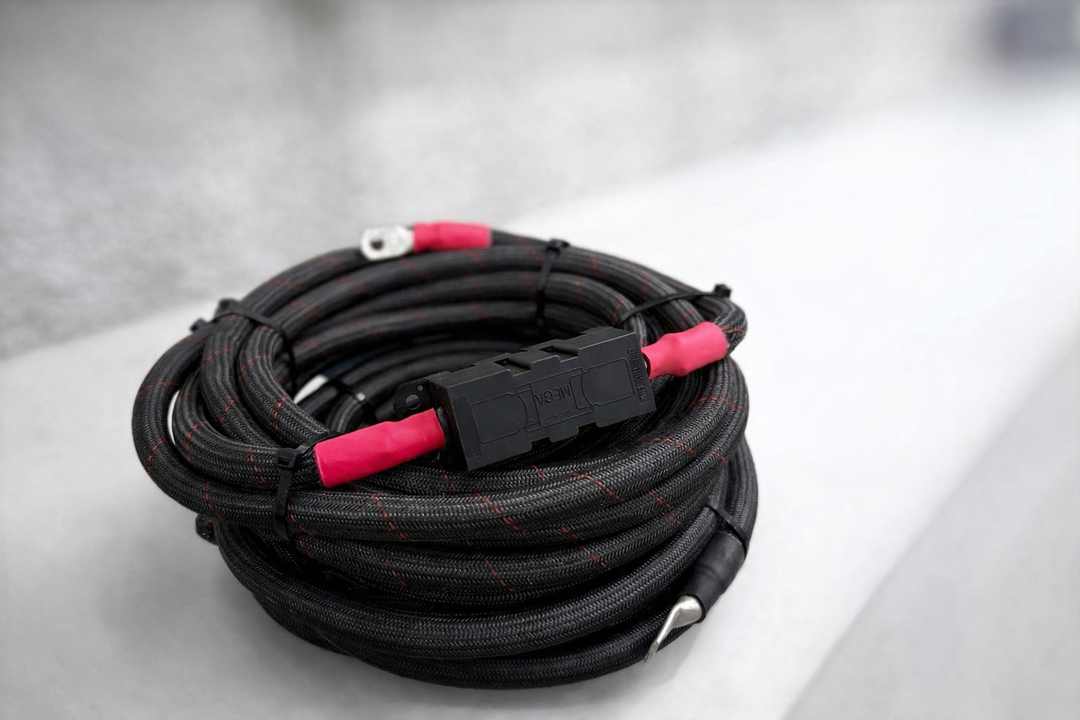 Full Length 4-Gauge Power and Ground Power Cable Kit