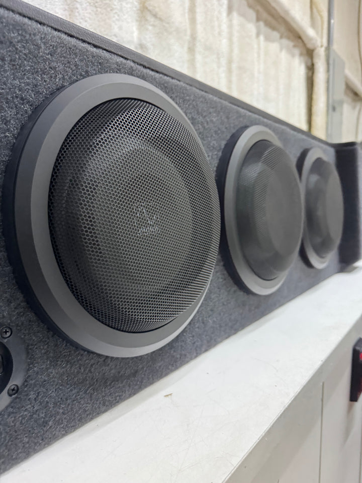 Stage 2 - 3 Wāvtech Thin Pro 10's Plug & Play Subwoofer Package For Ford