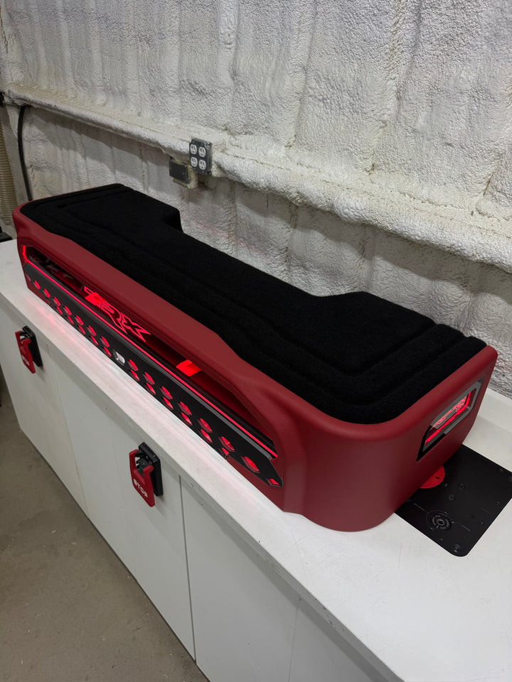 Stage 5 Sealed Subwoofer Enclosure Loaded with 2 Wāvtech Thin Pro 10's For Ram