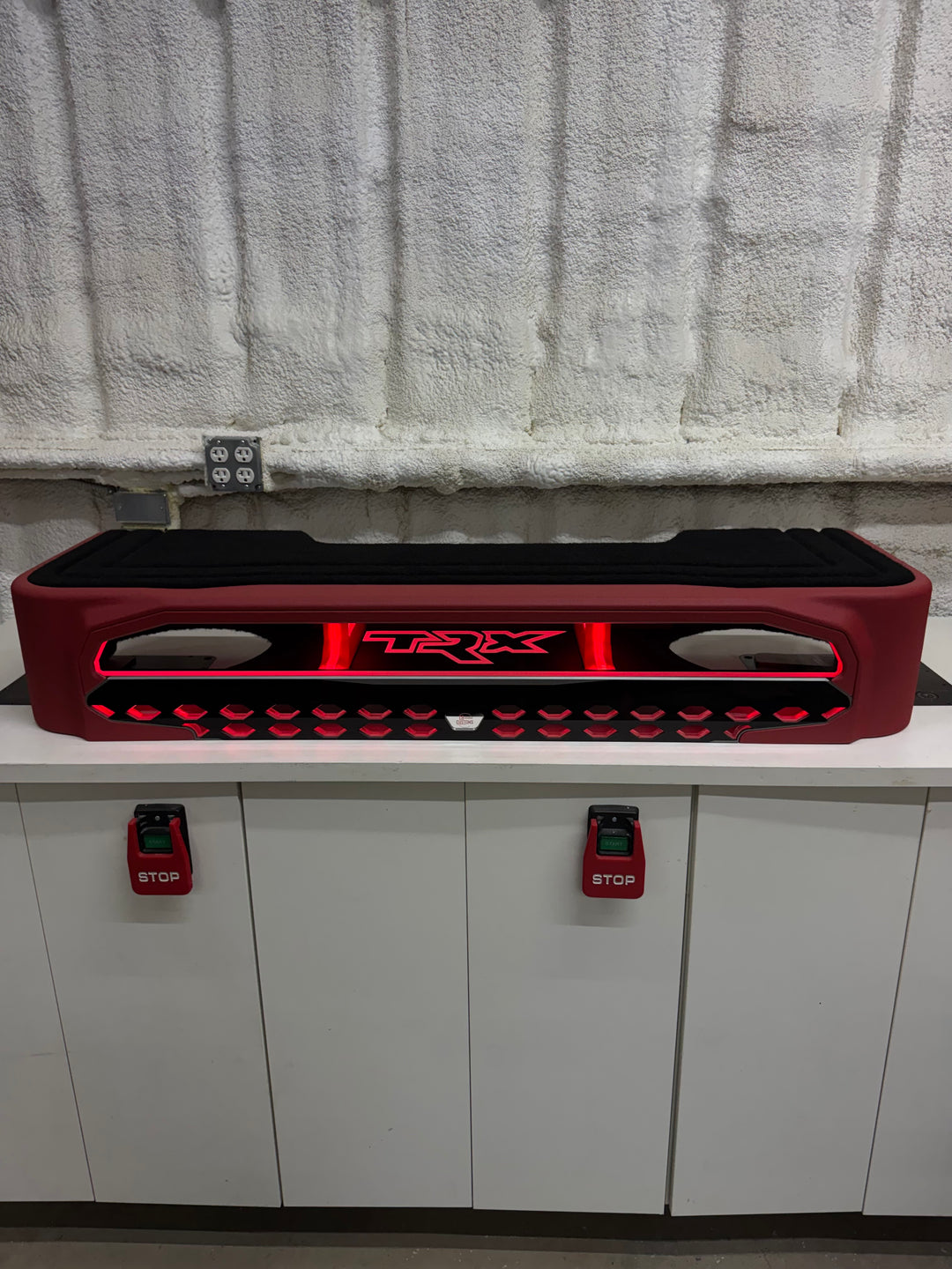 Stage 5 Sealed Subwoofer Enclosure Loaded with 2 Wāvtech Thin Pro 10's For Ram