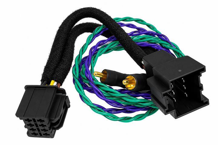 GM Subwoofer T-Harness for BOSE with Wāvtech linkDQ Line Output Converter - Compatible with 2019-2026 GMC Sierra - Chevrolet Silverado Vehicles