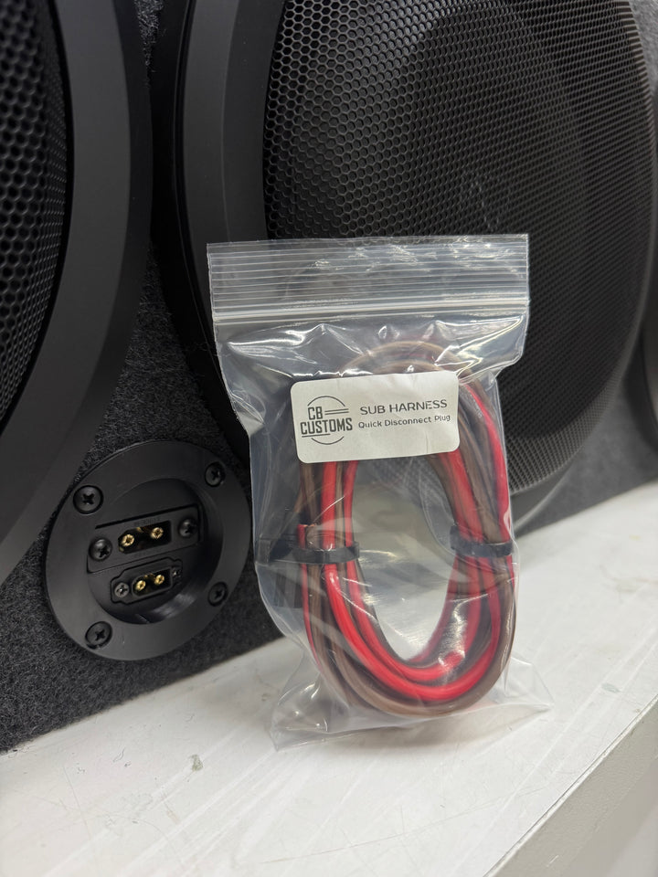 Stage 2 Sealed Subwoofer Enclosure Loaded with 3 Wāvtech Thin Pro 12's For Ford (REQUIRES 2.5" INCH SEAT LIFT)
