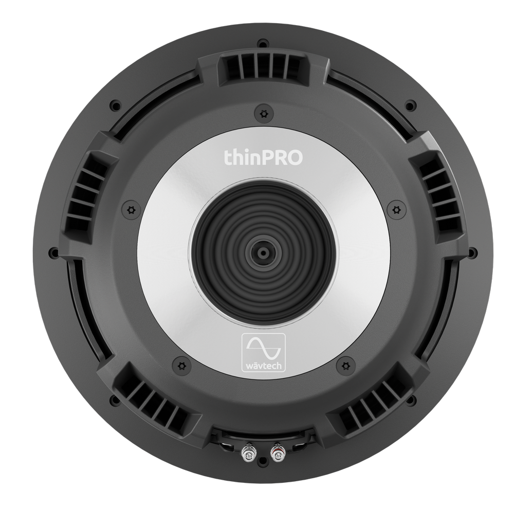 Wavtech thinPRO12-S4 12" S4-ohm shallow mount subwoofer