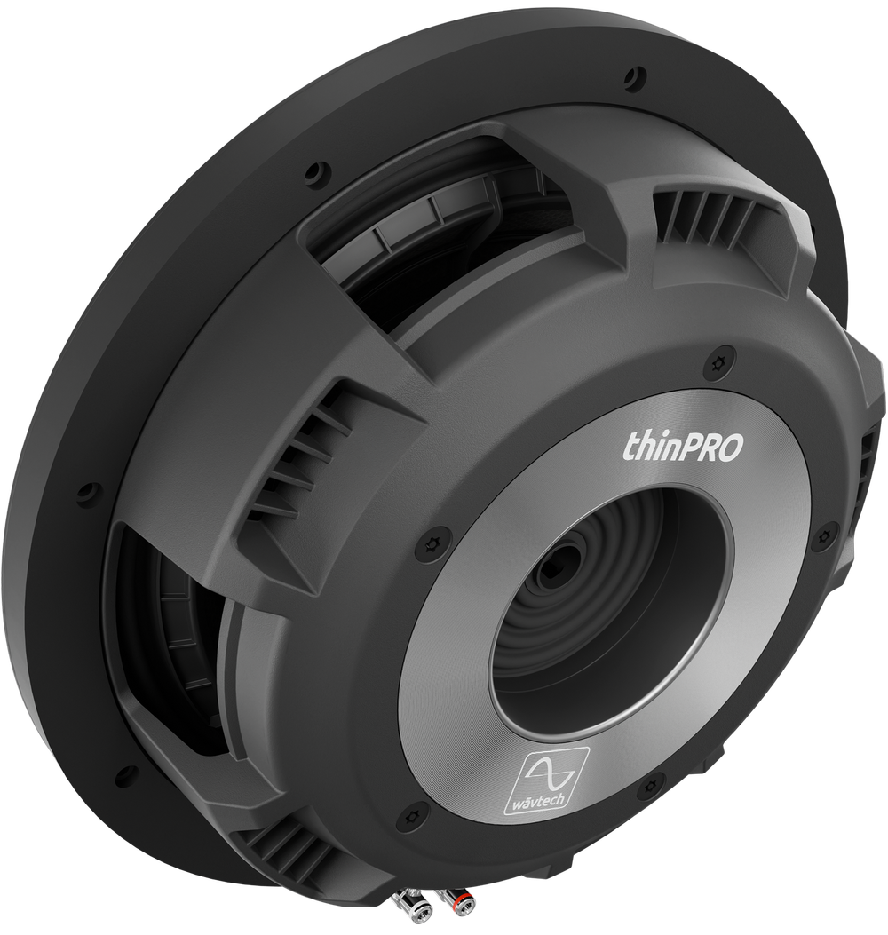 Wavtech thinPRO12-S4 12" S4-ohm shallow mount subwoofer