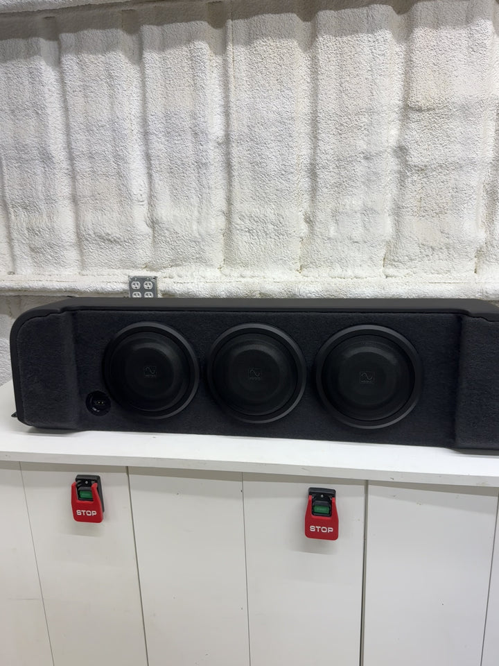 Stage 1 Sealed Subwoofer Enclosure Loaded with 3 Wāvtech Thin Pro 10's For Ford